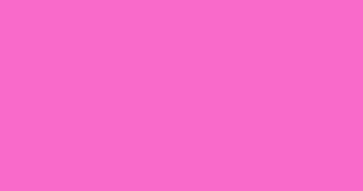#f96acb persian pink color image