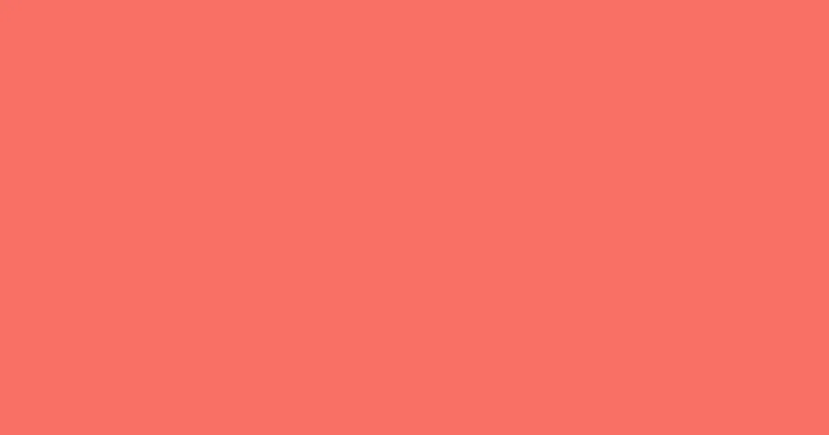 #f96f65 carnation color image