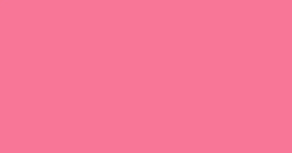 #f97697 tickle me pink color image