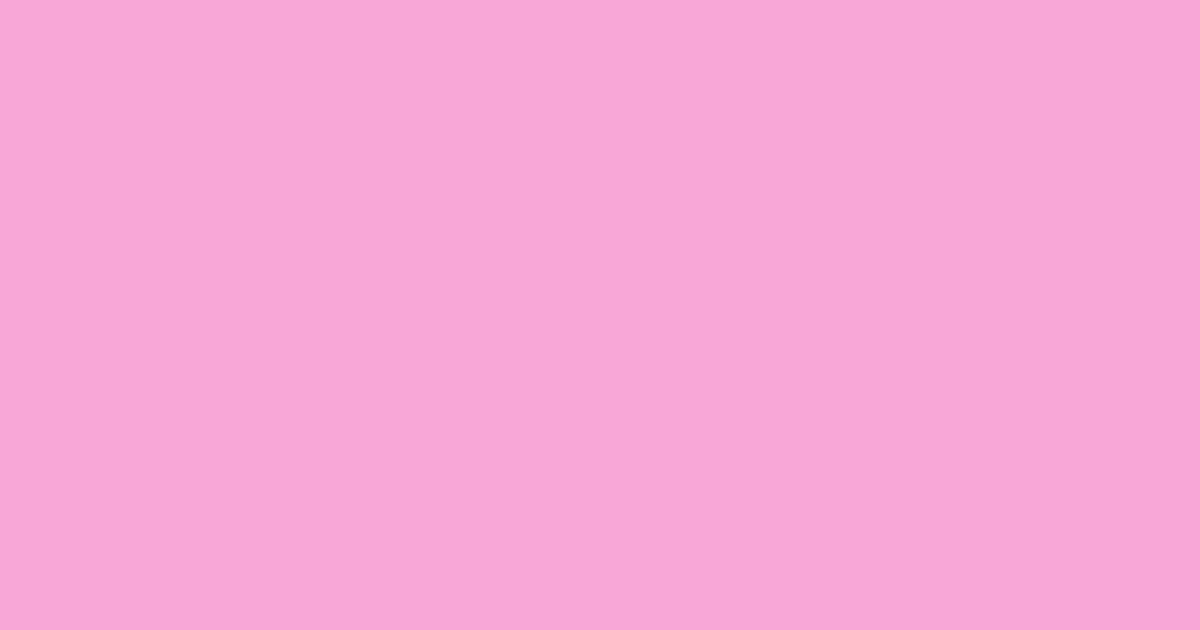 #f9a7d7 lavender pink color image