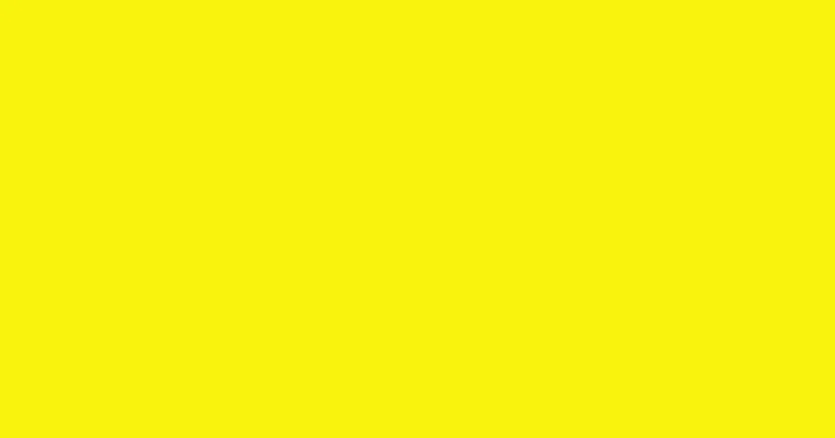 #f9f30e lemon color image