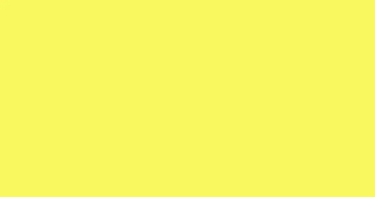 #f9f95e canary color image