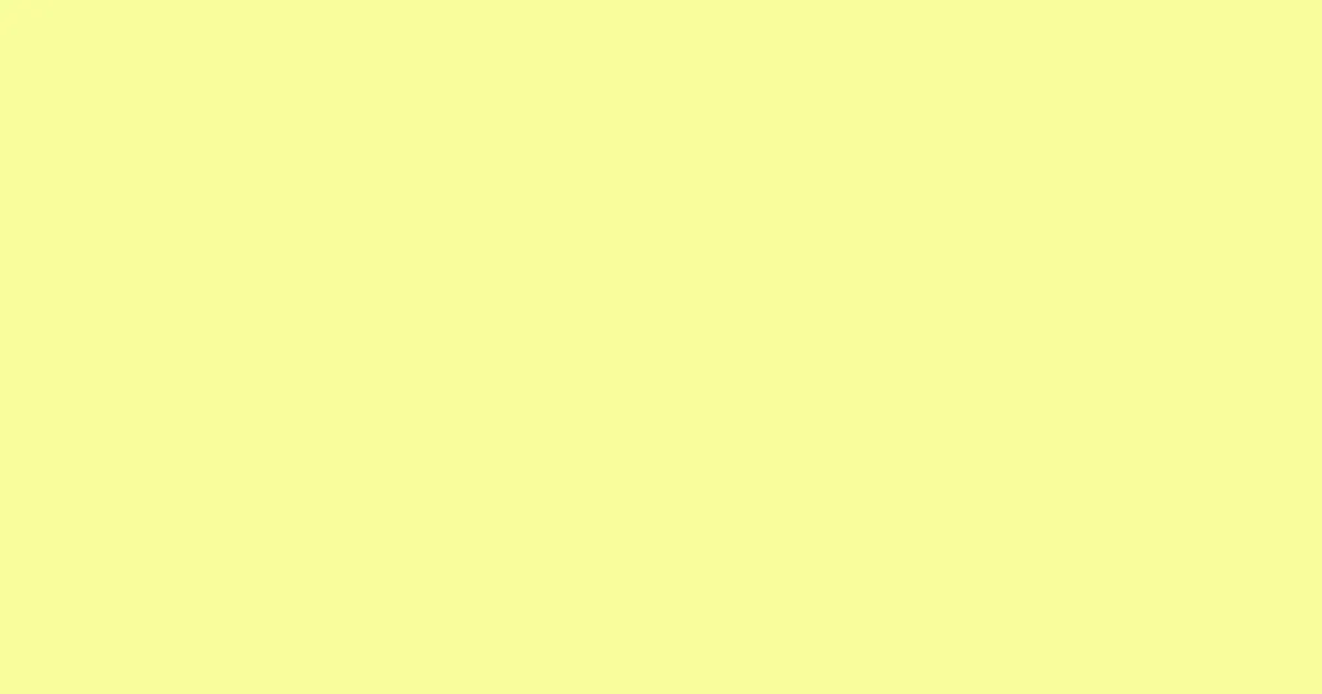 #f9fd9b pale canary color image