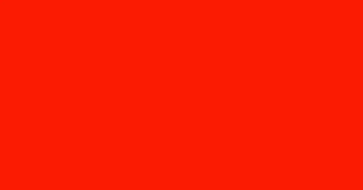 #fa1b05 scarlet color image