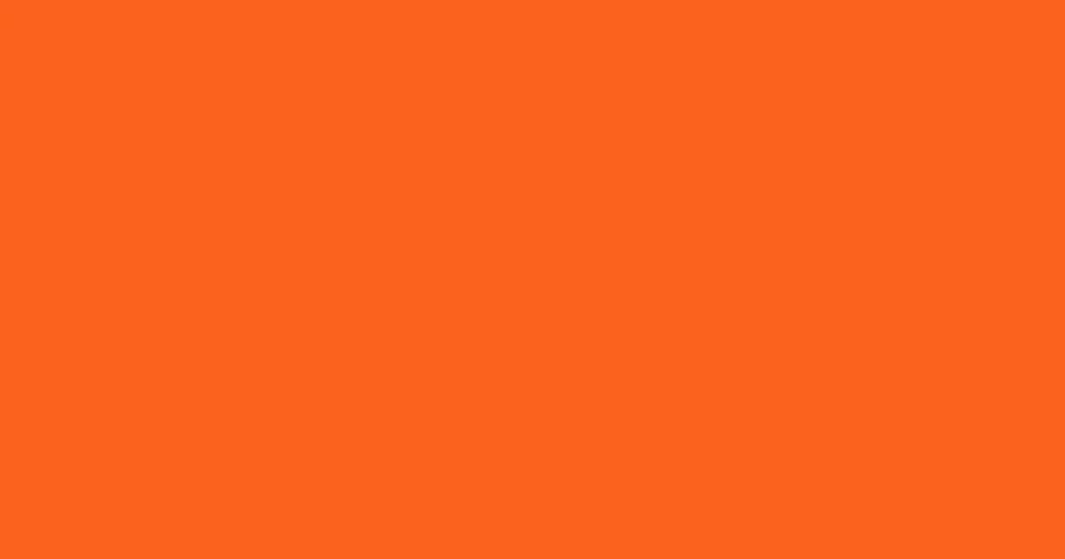 #fa621d orange color image