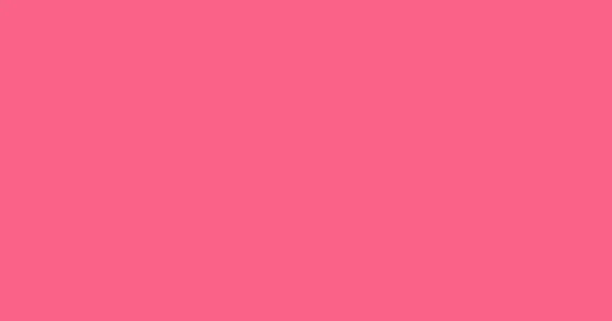 #fa6288 brink pink color image