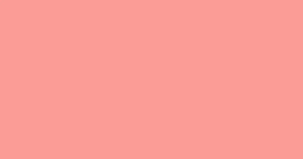 #fa9c96 sweet pink color image