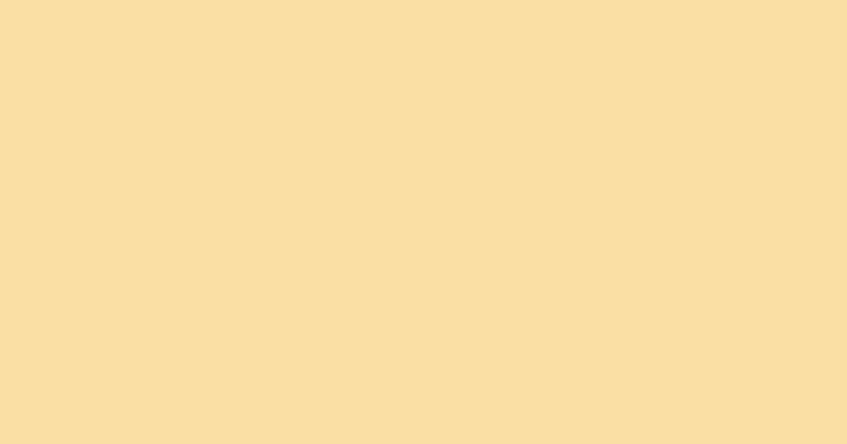 #fadfa3 peach yellow color image