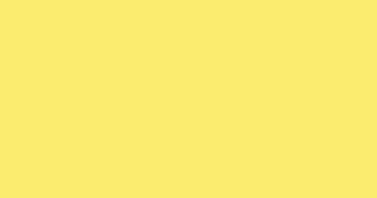 #faeb6f marigold yellow color image