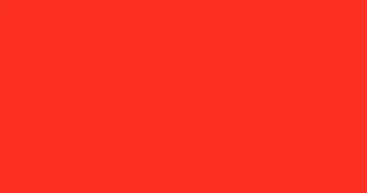 #fb3021 orange red color image