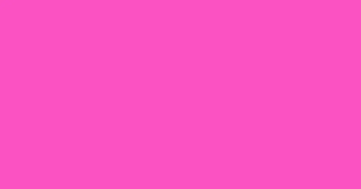#fb52c1 razzle dazzle rose color image