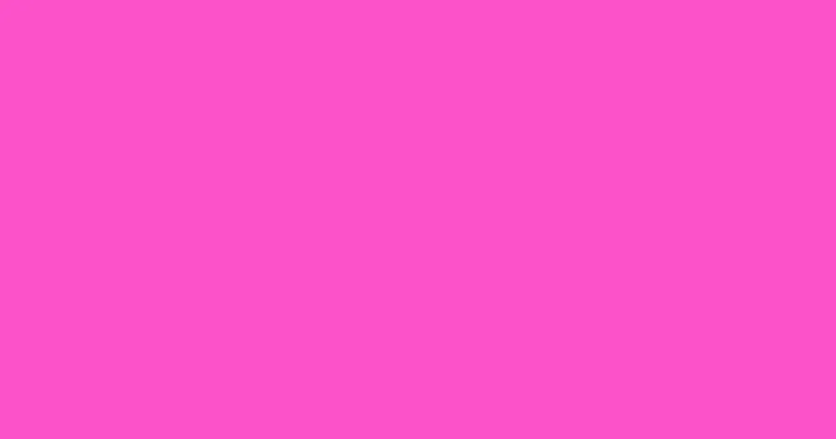 #fb52c9 razzle dazzle rose color image