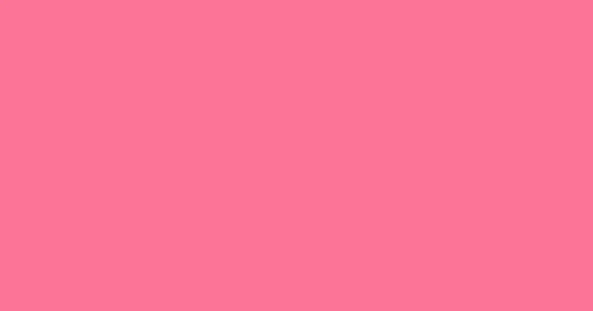 #fb7497 tickle me pink color image