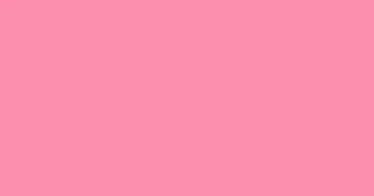#fb8dae tickle me pink color image