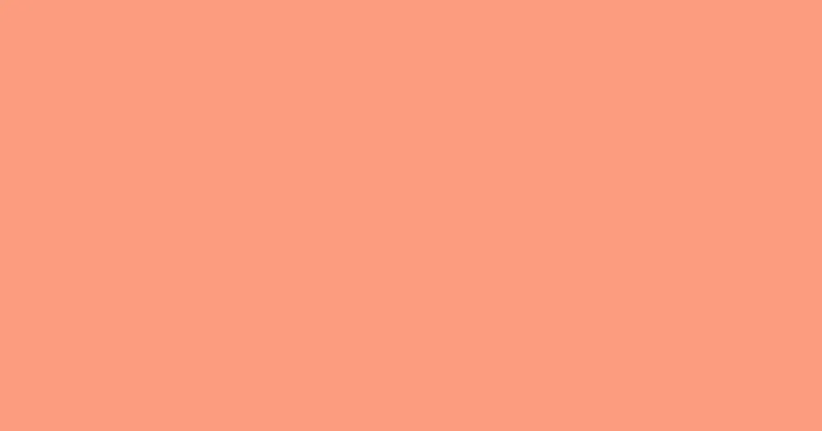#fb9c7f vivid tangerine color image