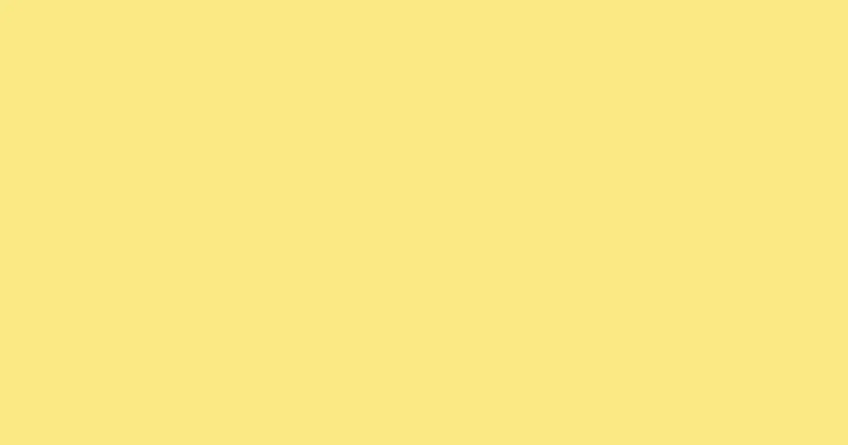 #fbea84 yellow color image