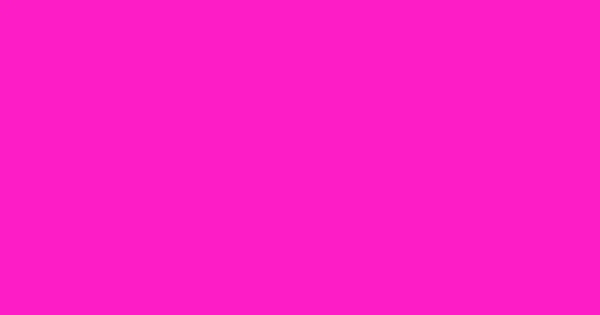 #fc1dc4 hot magenta color image