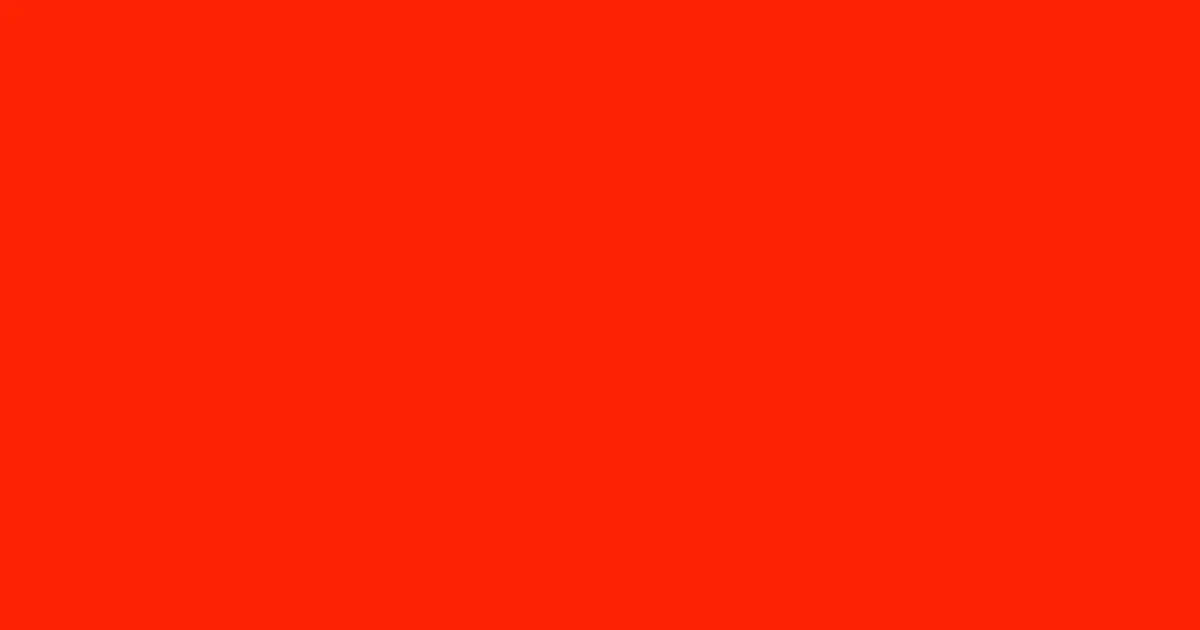 #fc2301 scarlet color image