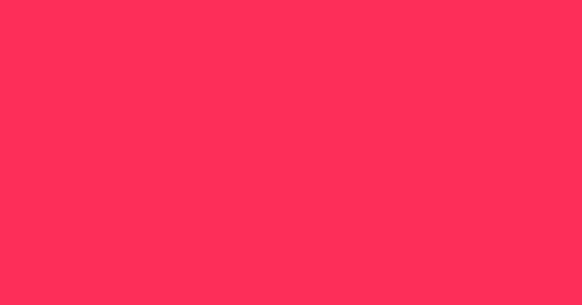 #fc2e58 radical red color image