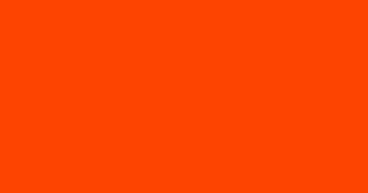 #fc4401 vermilion color image