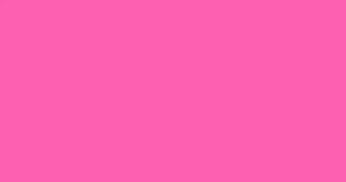 #fc5fae hot pink color image