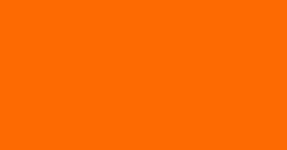 #fc6a00 blaze orange color image