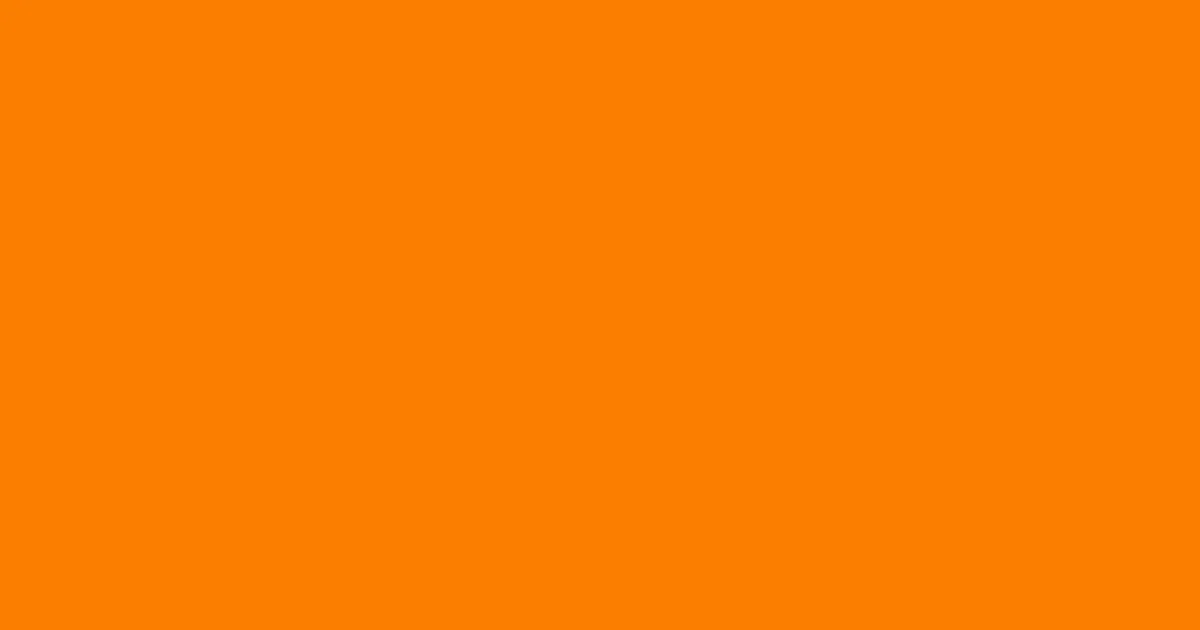 #fc7e00 flush orange color image