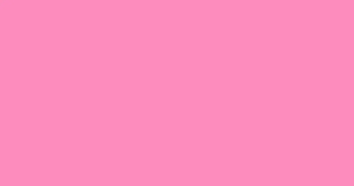#fc8cbd tickle me pink color image