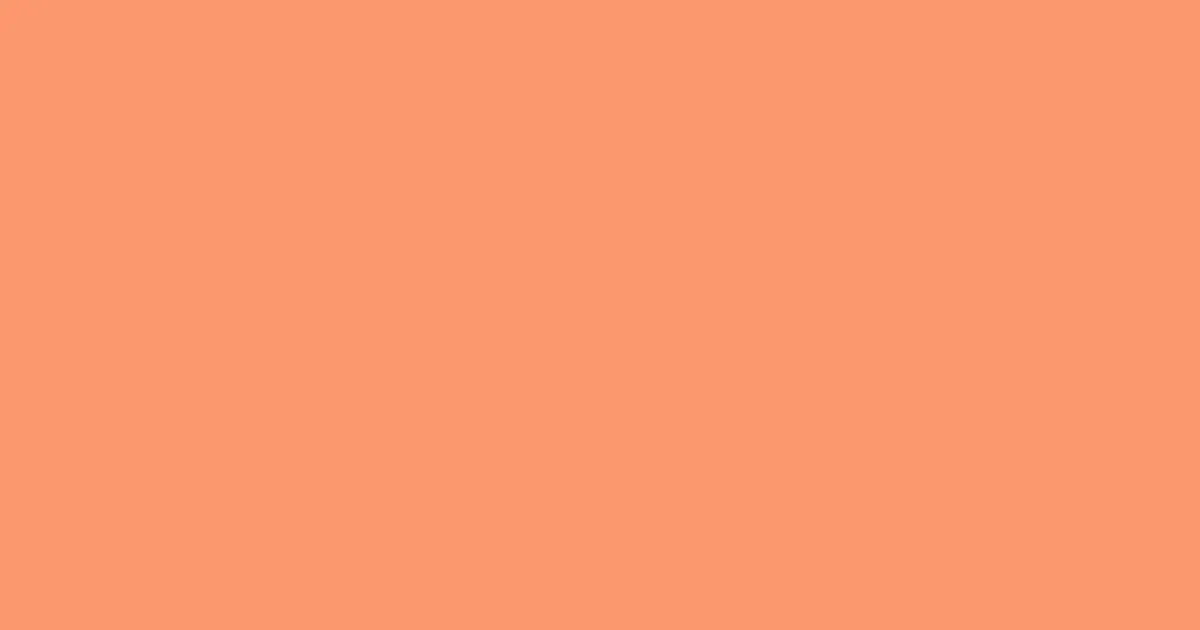 #fc976e atomic tangerine color image