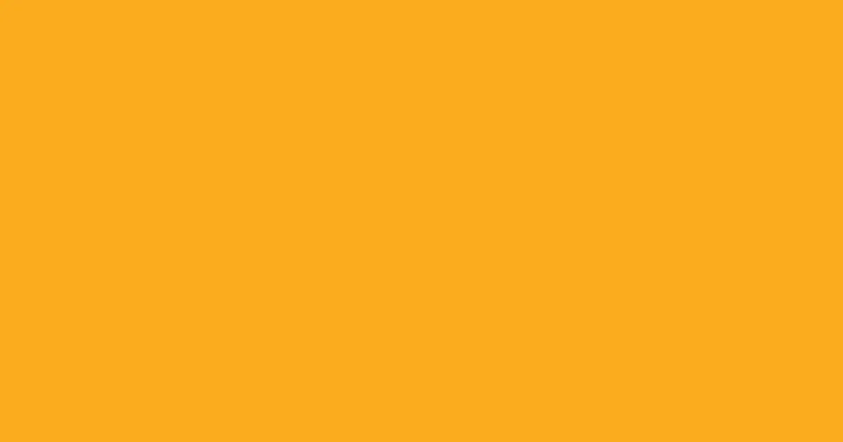 #fcac1e bright yellow color image