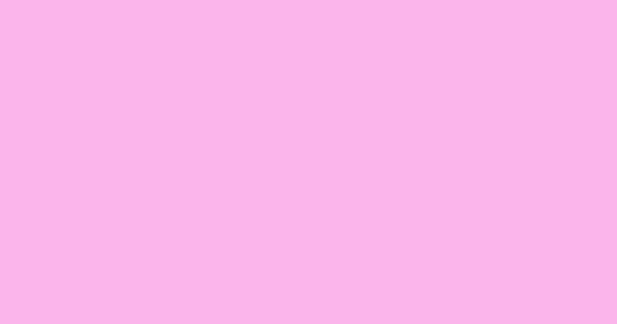 #fcb5ea lavender color image