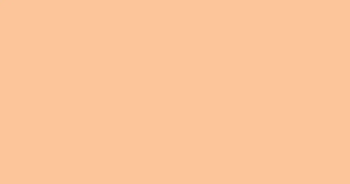 #fcc49a peach orange color image
