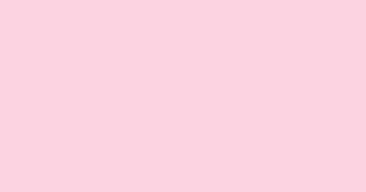 #fcd3e1 pig pink color image