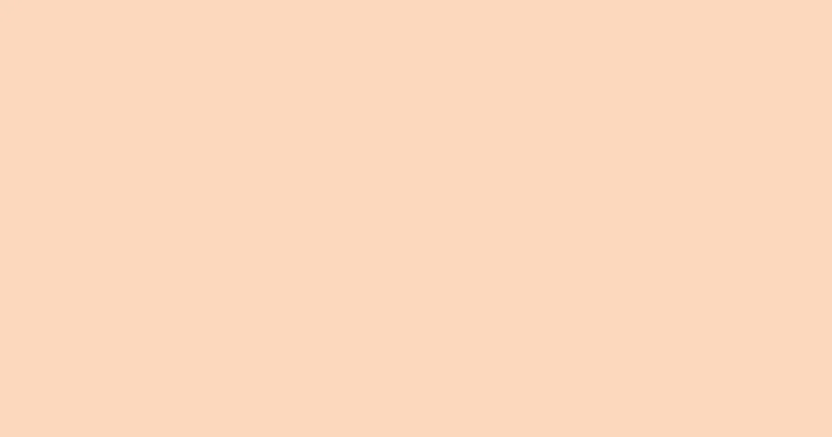 #fcd8be apricot color image