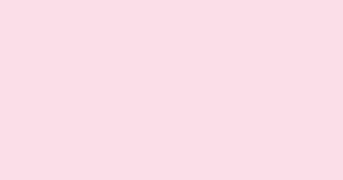 #fcdee8 piggy pink color image