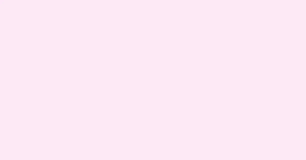 #fce8f5 wisp pink color image