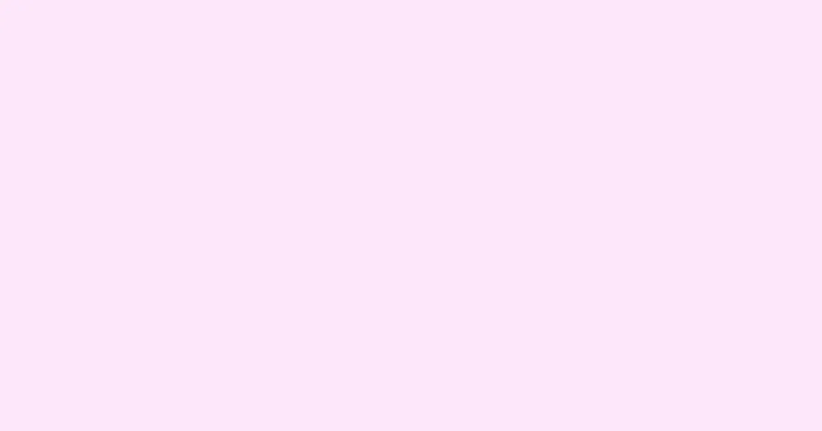 #fce8fa wisp pink color image