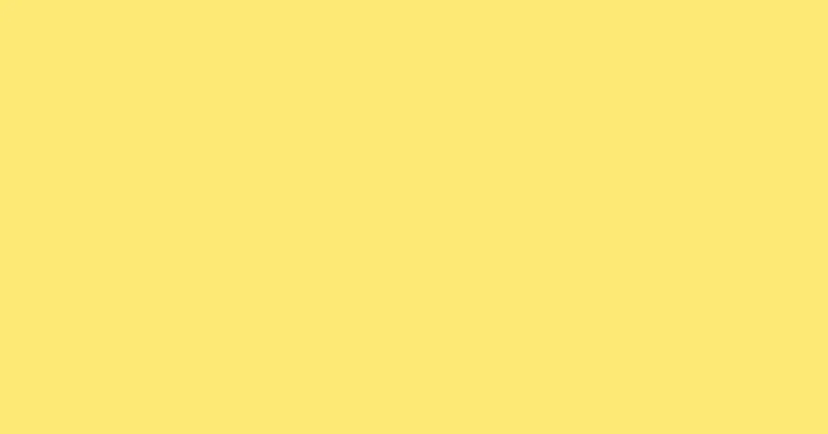 #fce974 marigold yellow color image