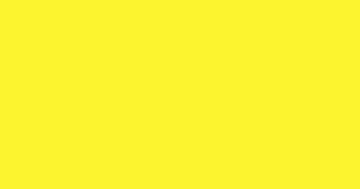#fcf52f daffodil color image
