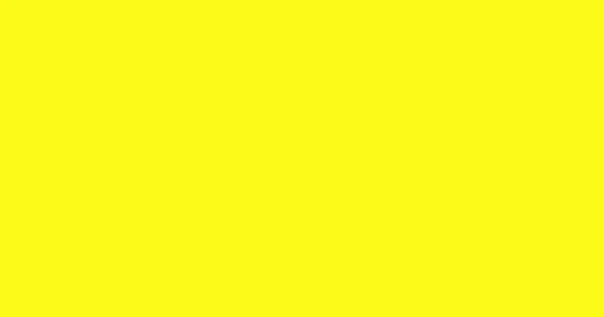 #fcfa19 laser lemon color image