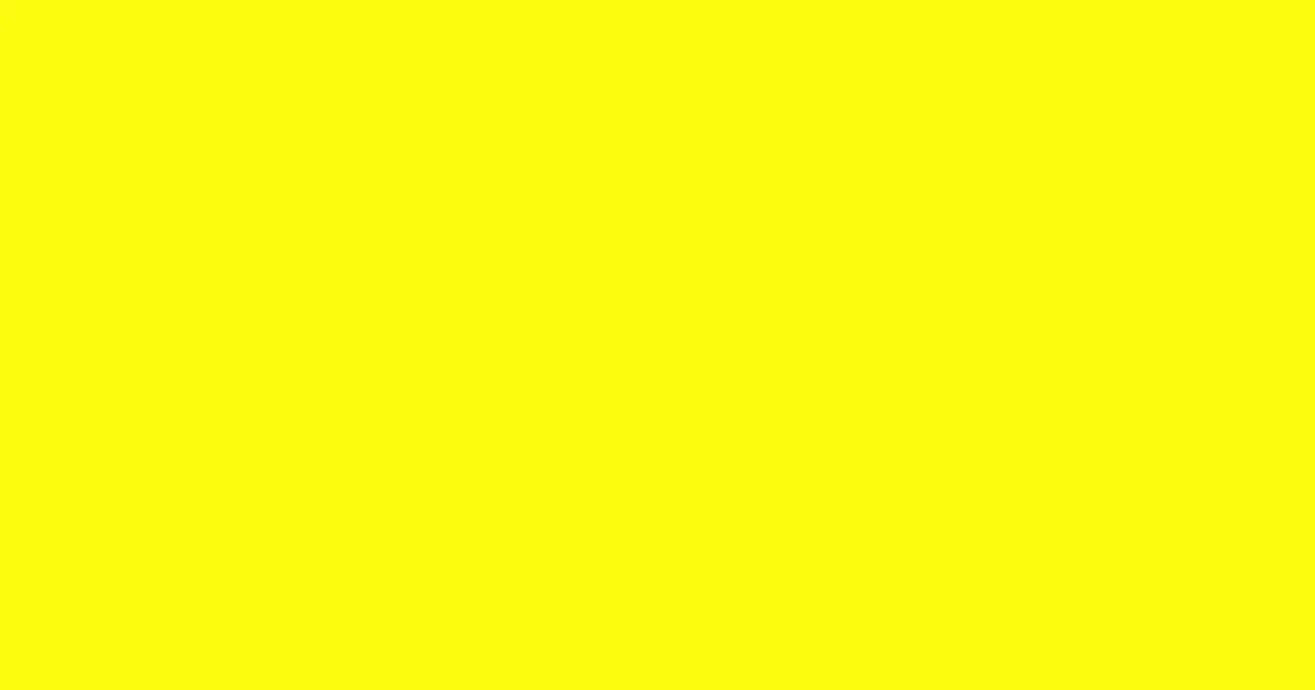 #fcfb0e lemon color image