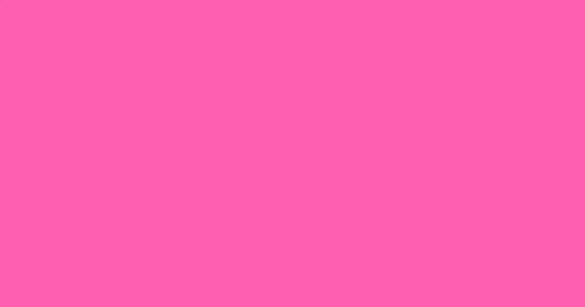 #fd5fae hot pink color image