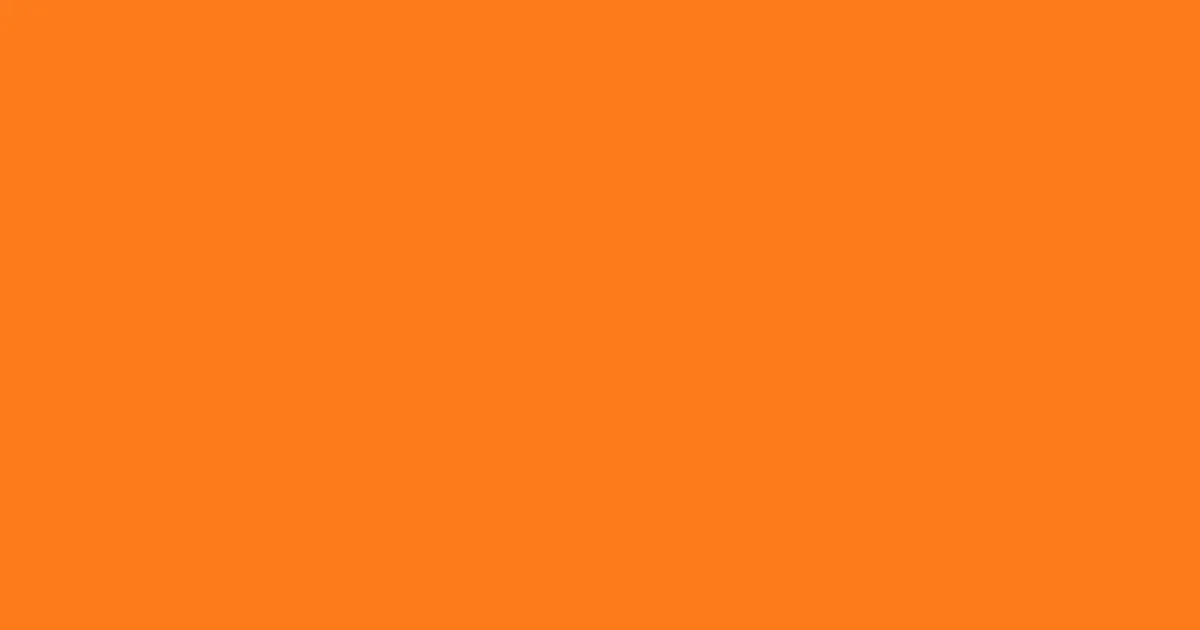 #fd7b1c pumpkin color image
