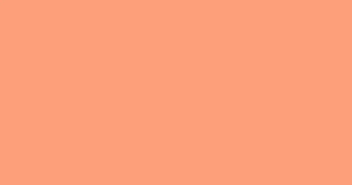 #fd9f7a atomic tangerine color image