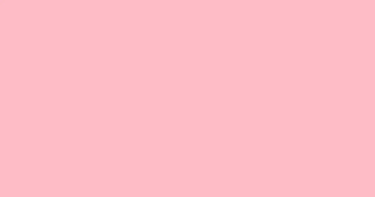 #fdbcc6 pink color image