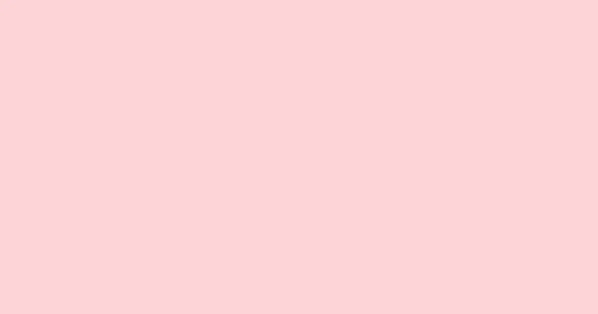 #fdd4d7 pig pink color image