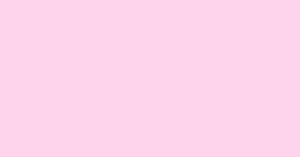 #fdd4ec pig pink color image