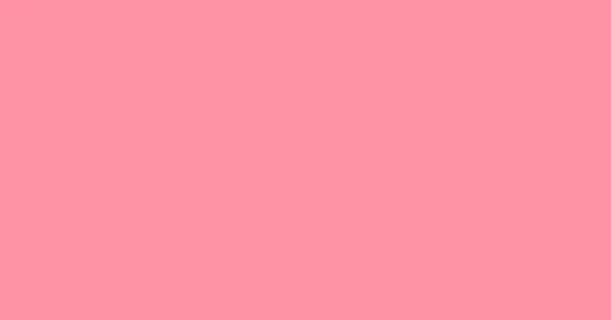 #fe92a7 pink salmon color image