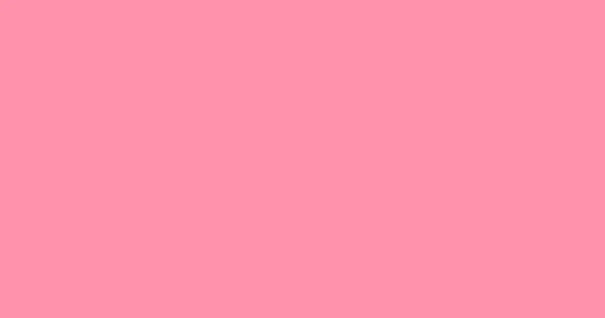 #fe92aa pink salmon color image