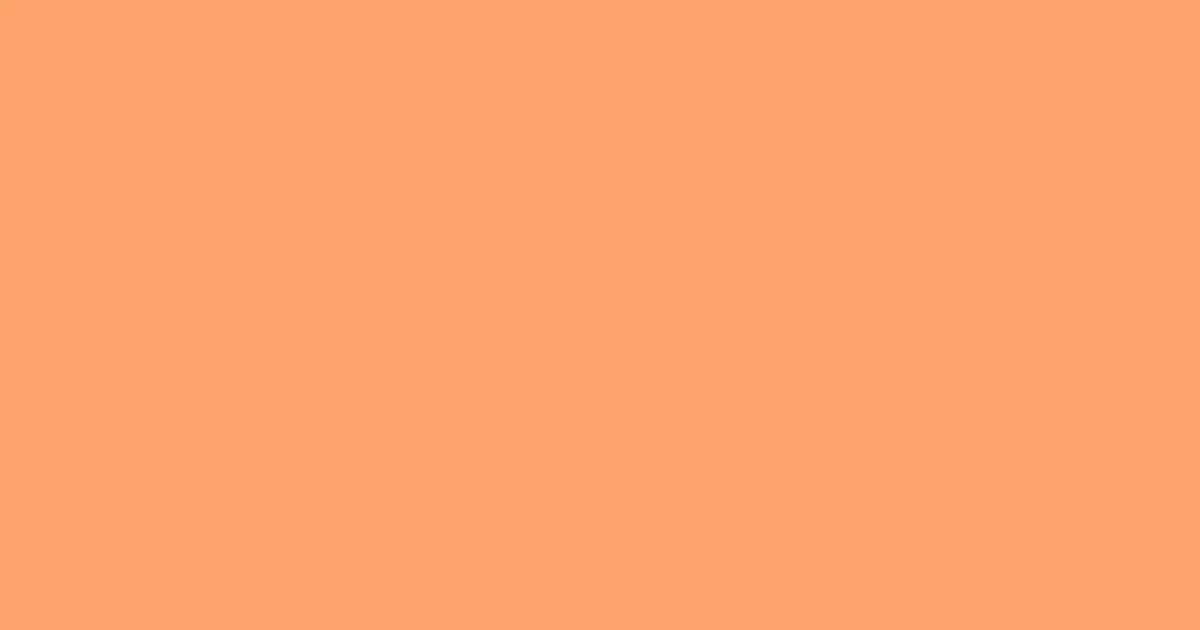 #fea36e atomic tangerine color image